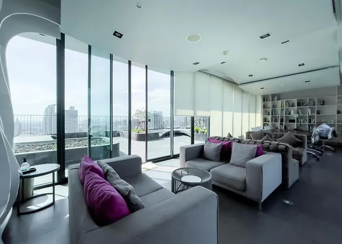 公寓 300m To Bts L Rooftop Pool L Gym *