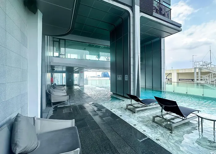 300m To Bts L Rooftop Pool L Gym * 曼谷